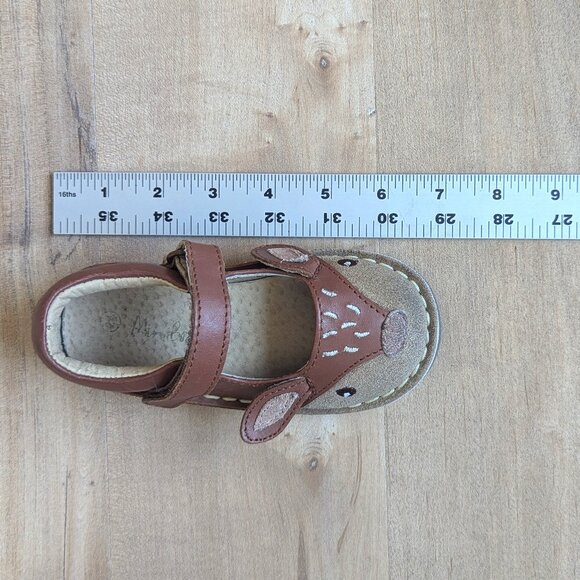 Mini Boden Mary Jane Leather Deer Shoes - Size EU 24/US 7.5 Little Kid - Picture 8 of 9